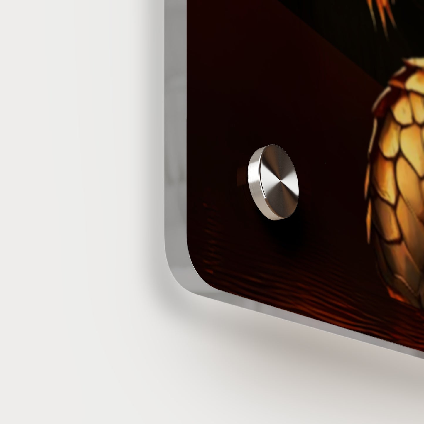 Gothic Theme Acrylic Wall Art Panels, Beautiful Dragon with Moon Background Decor, Accent for Any Room, Dragon Lovers, for Anyone