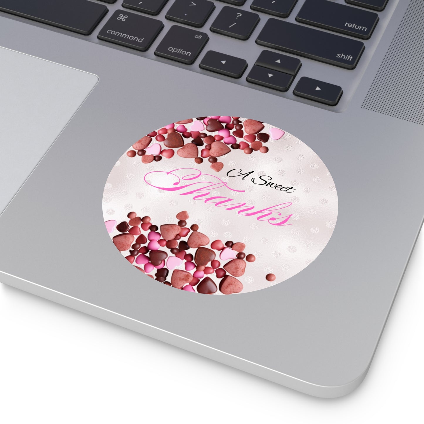 Sweet Heart Round Vinyl Stickers - Perfect For Personalized Wedding Favors, Cute Thank You Stickers, Heart Theme Party Labels, Custom Stickers for [...]