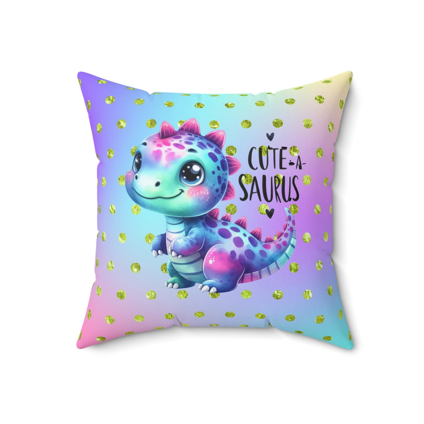 Cute Dinosaur Pillow, Cute Saurus Decor, Kid's Room Accessories, Fun Home Decor, Gift for Kids