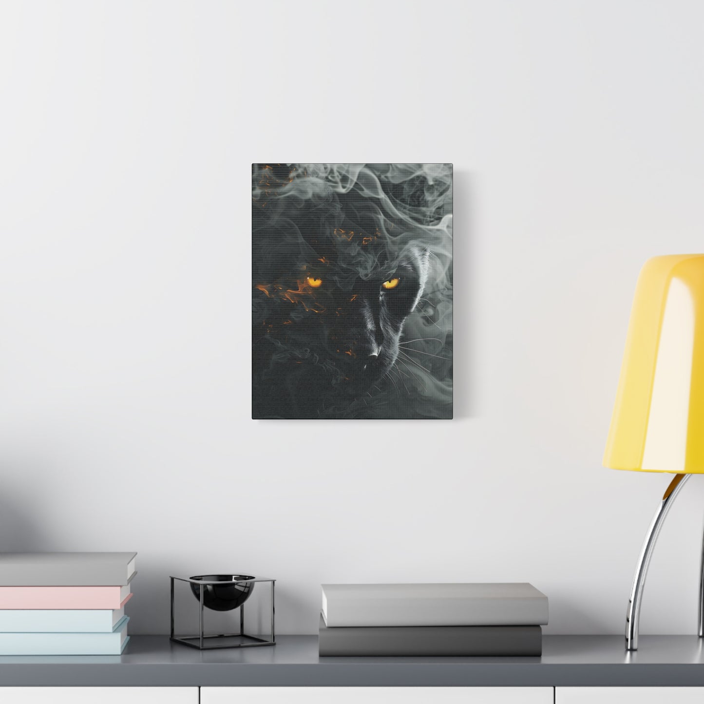 Mystical Panther Canvas Wall Art - 1.25" Stretched Wall Decor