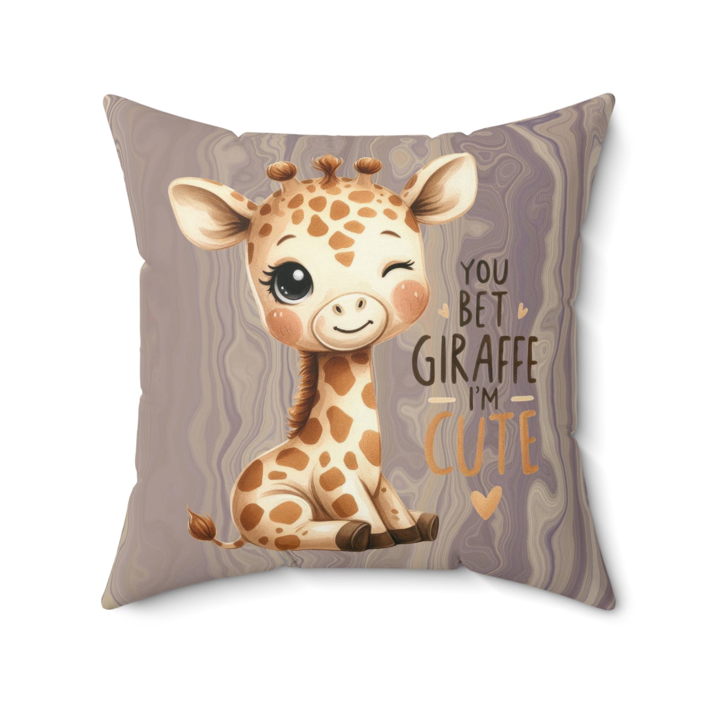 Cute Giraffe Pillow, Adorable Cushion for Nursery, Kids Room Decor, Baby Shower Gift, Playroom Accent