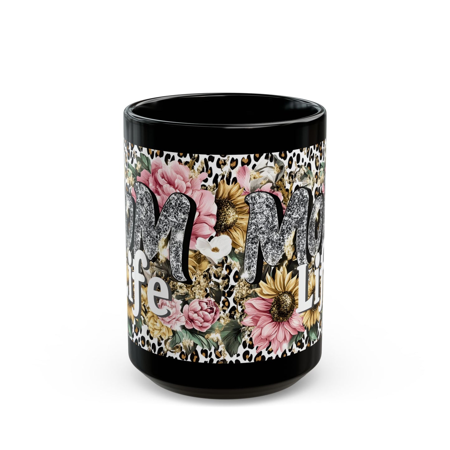 Floral Mom Life Mug, 11oz & 15oz