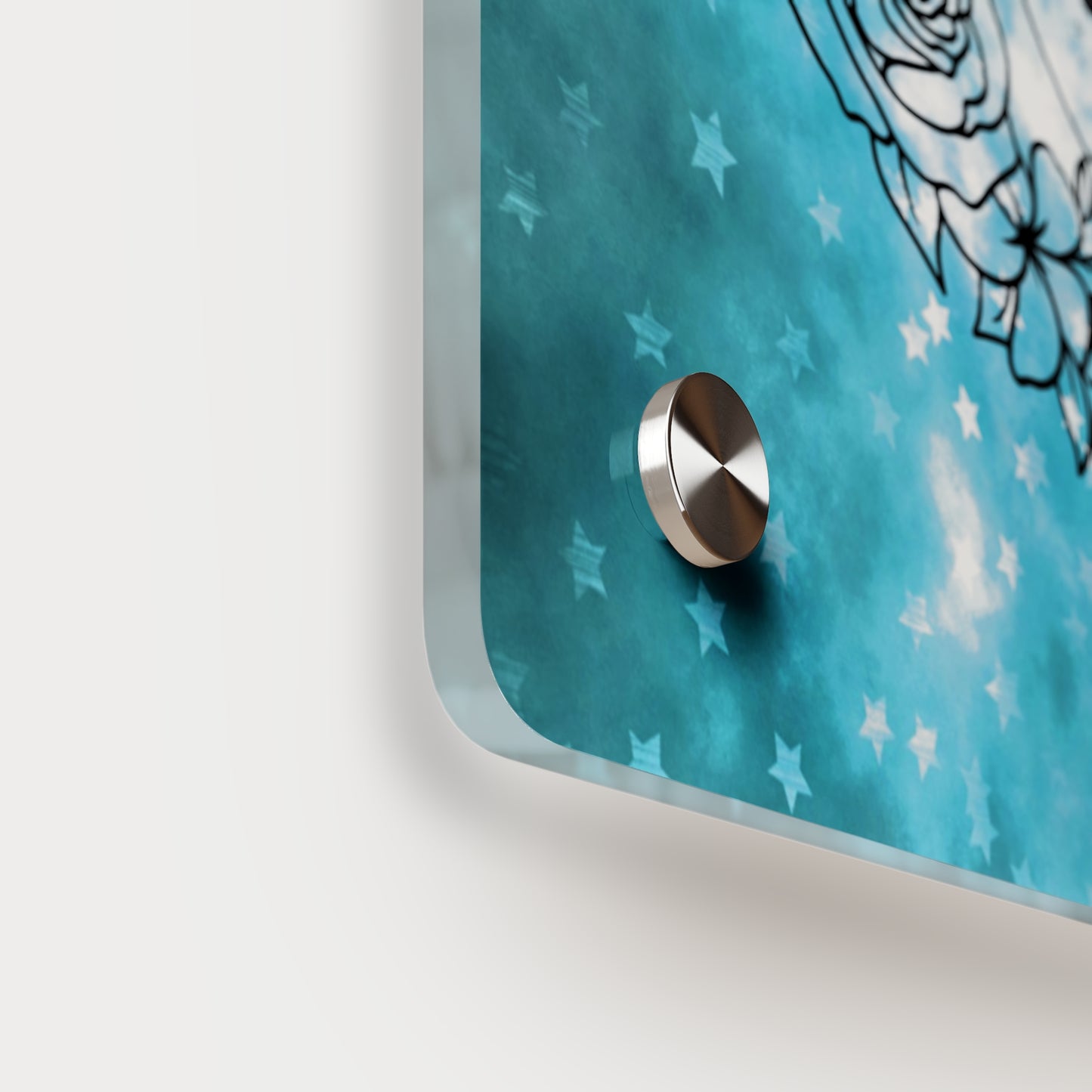 Starry Love You To The Moon And Back Acrylic Wall Art Panel, Beautiful Decor for Any Room, Accent for Any Room, Great Gift Idea for Any Occasion