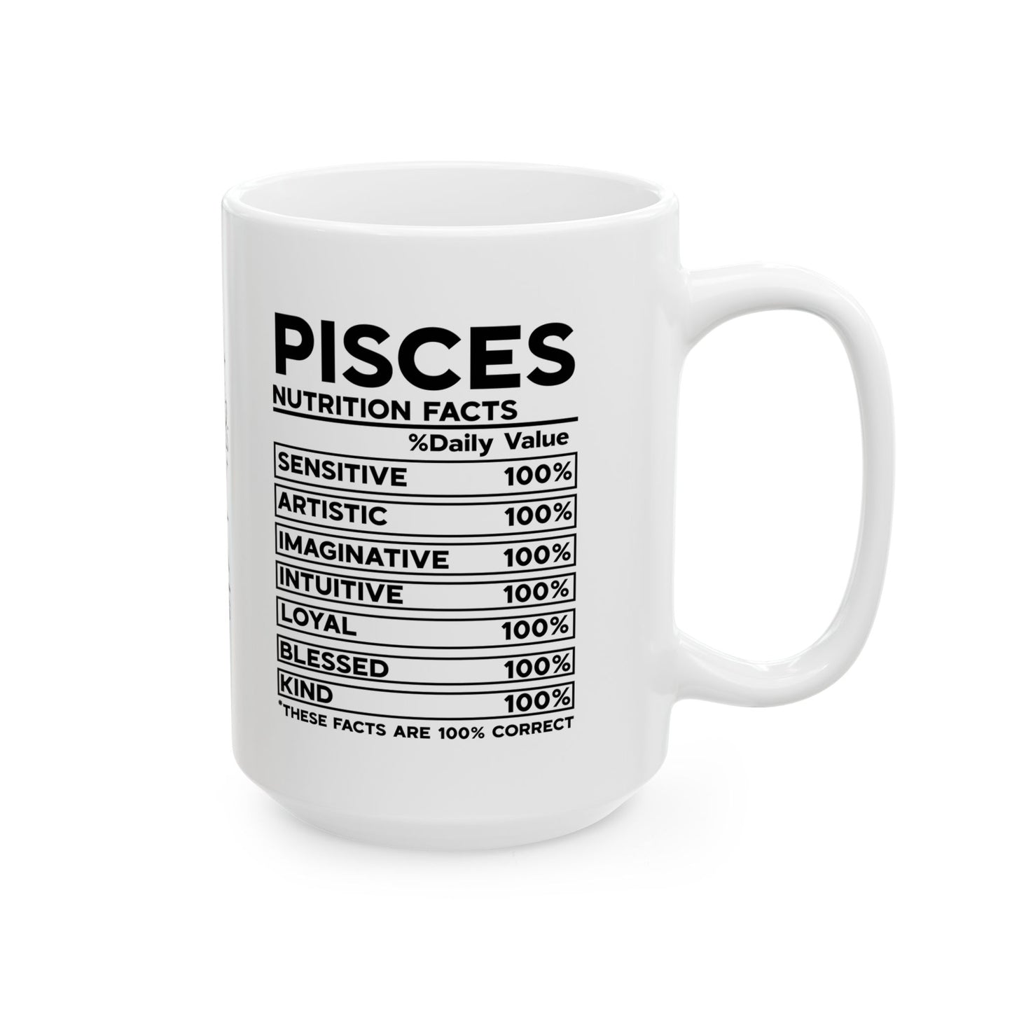 Pisces Zodiac Ceramic Mug (11oz & 15oz) – Astrology Gift for Horoscope Lovers