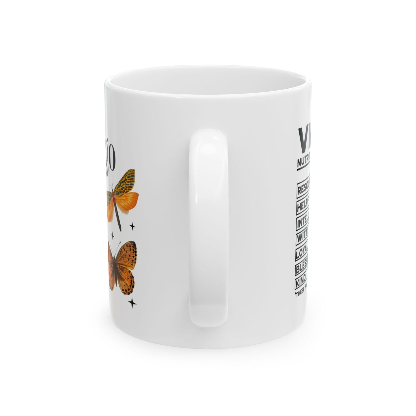 Personalized Virgo Zodiac Ceramic Mug - 11oz & 15oz