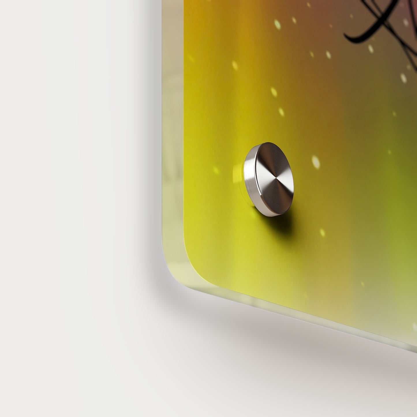 Acrylic Wall Art Panel - Inspirational Quote 'Be the Energy You Want to Attract' Wall Decor