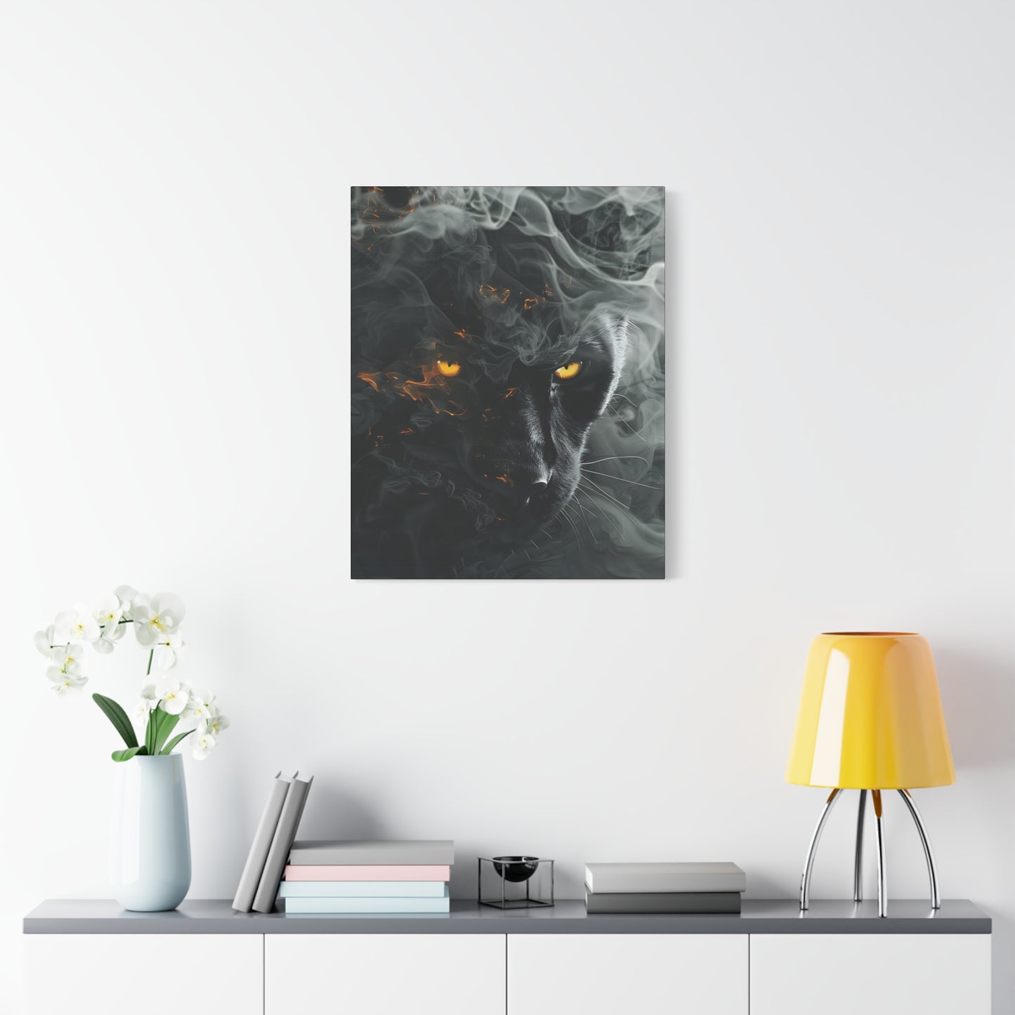 Mystical Panther Canvas Wall Art - 1.25" Stretched Wall Decor