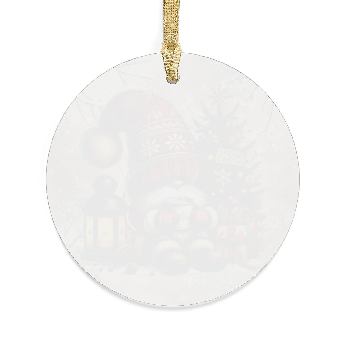 Christmas Acrylic Ornaments - Cozy Gnome & Tree Holiday Decor