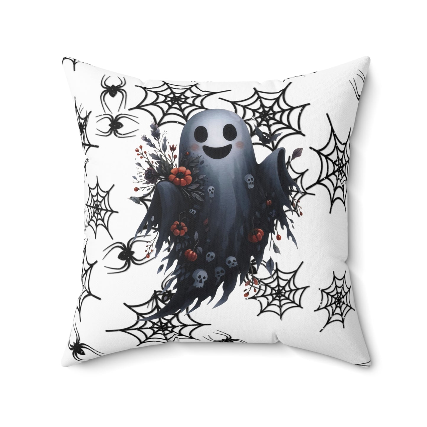 Halloween Ghost Pillow - Spooky Home Decor, Cozy Accent, Trick or Treat, Fall Celebration, Holiday Gift
