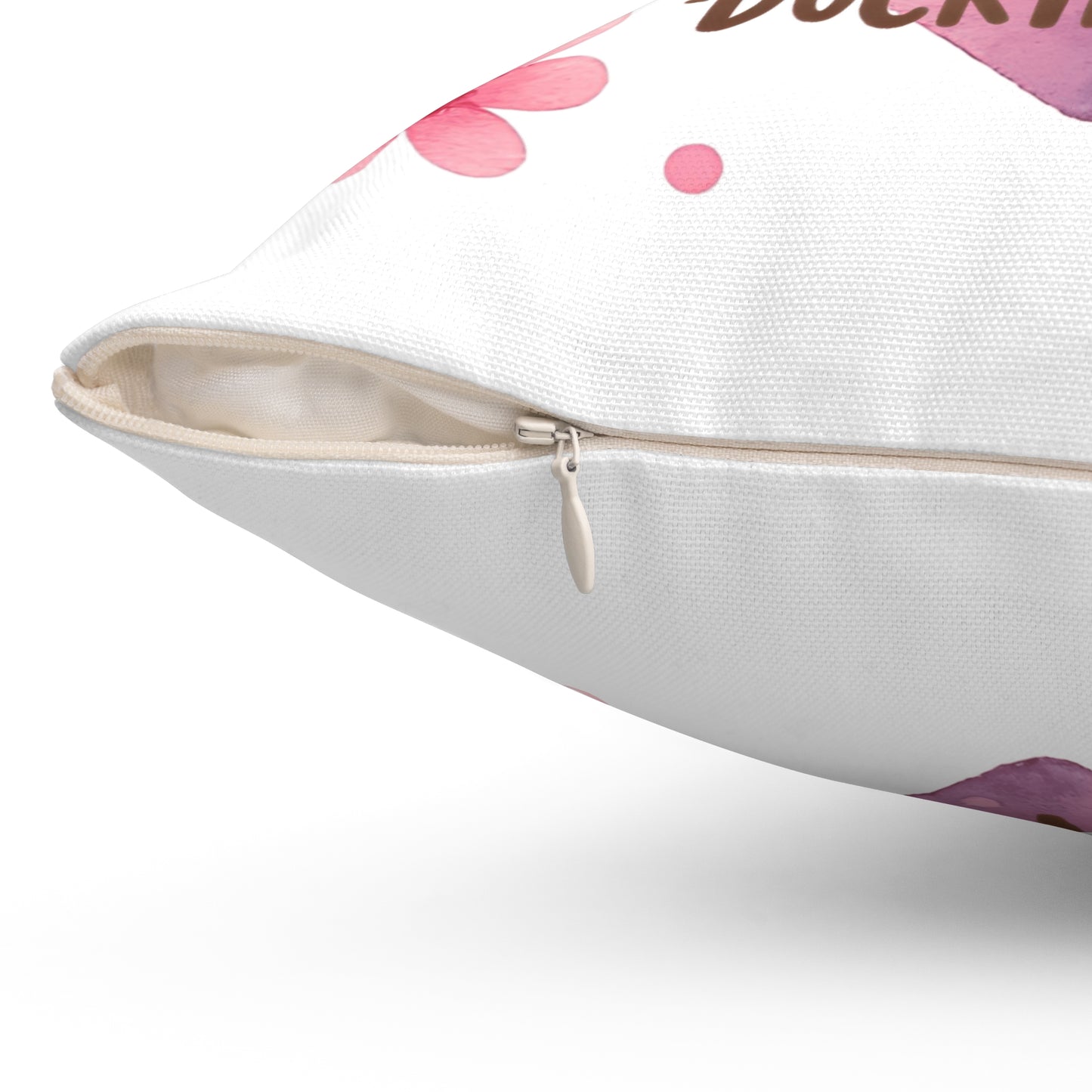 Cute Duck Pillow, Adorable Home Decor, Gift for Kids, Springtime Accent, Nursery Decoration, Children's Room Pillow