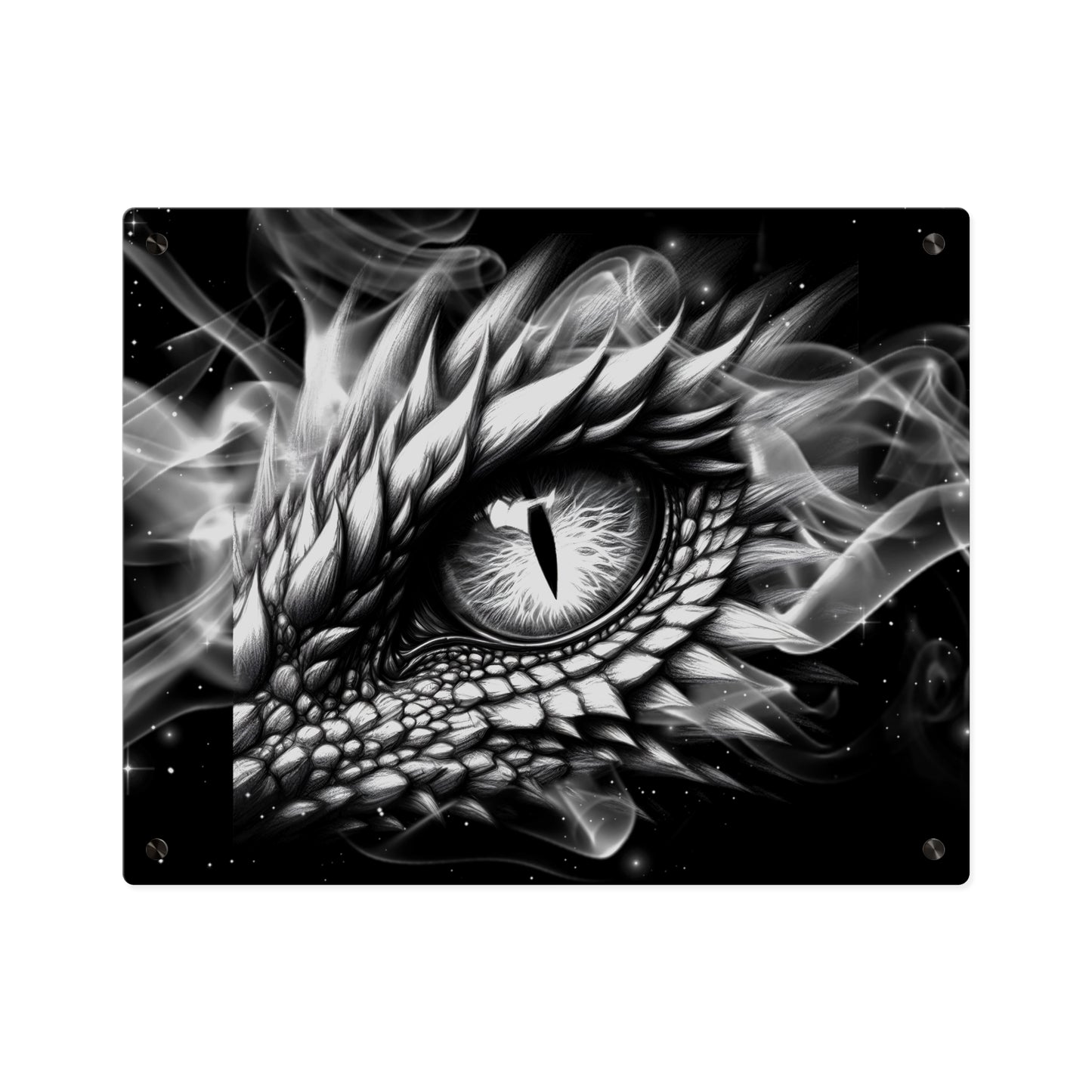 Mystical Dragon Eye Acrylic Wall Art Panels - Home Decor for Fantasy Lovers