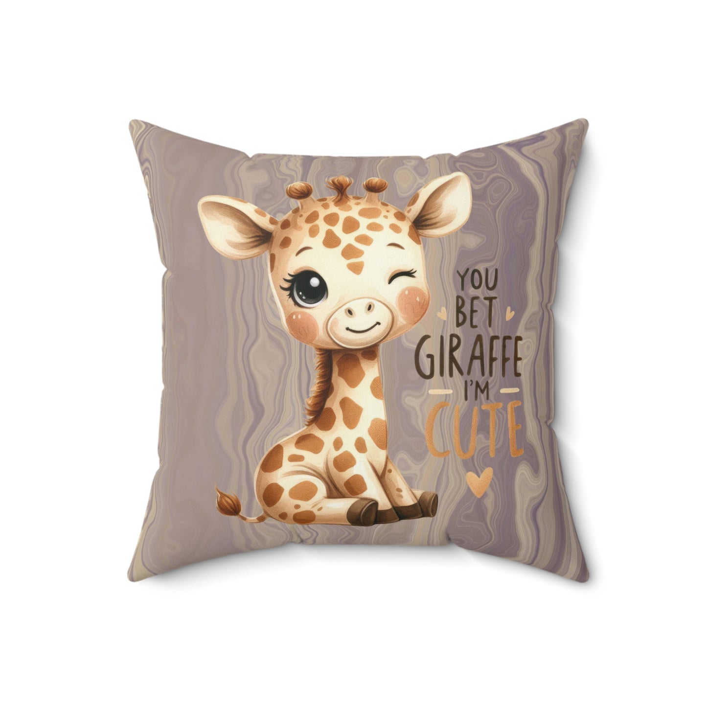 Cute Giraffe Pillow, Adorable Cushion for Nursery, Kids Room Decor, Baby Shower Gift, Playroom Accent