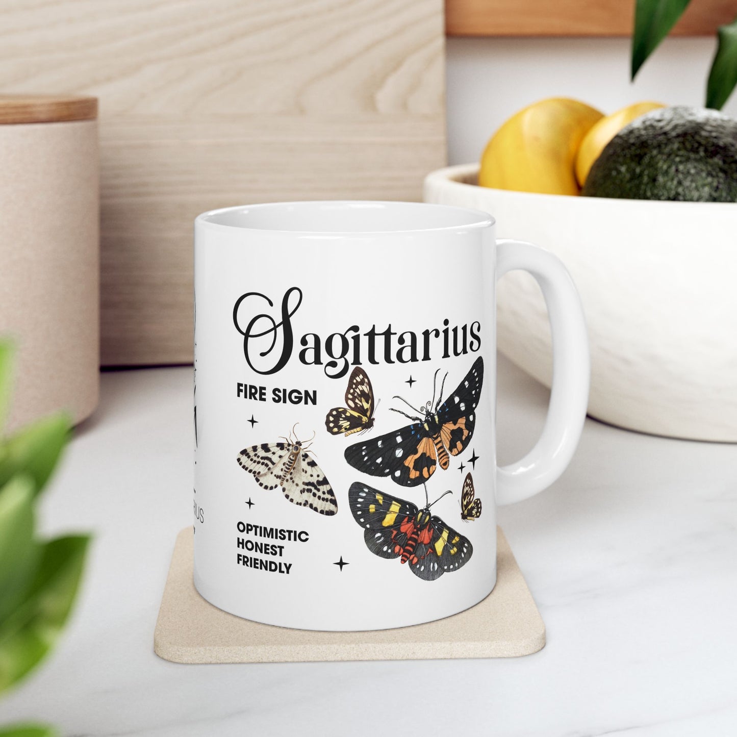 Sagittarius Zodiac Ceramic Mug - Astrology Gifts for Astrology Lovers - 11oz & 15oz Sizes