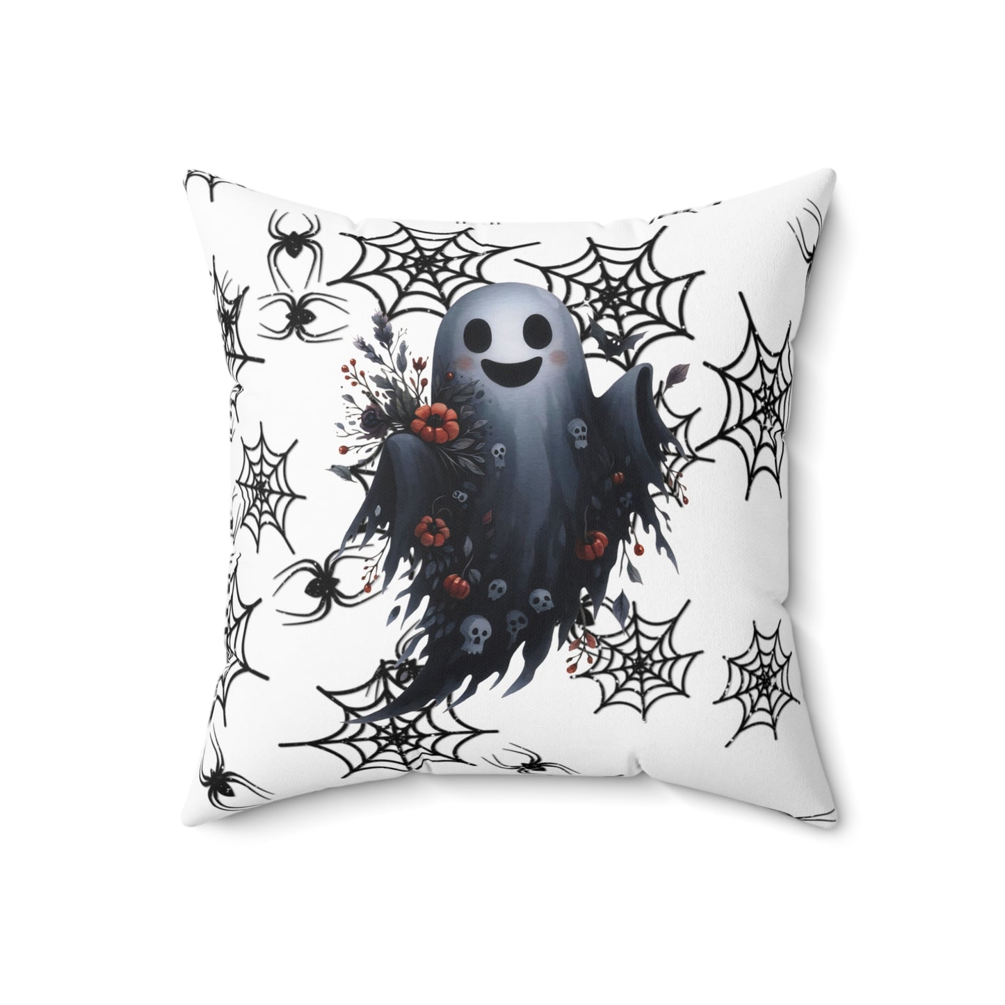 Halloween Ghost Pillow - Spooky Home Decor, Cozy Accent, Trick or Treat, Fall Celebration, Holiday Gift