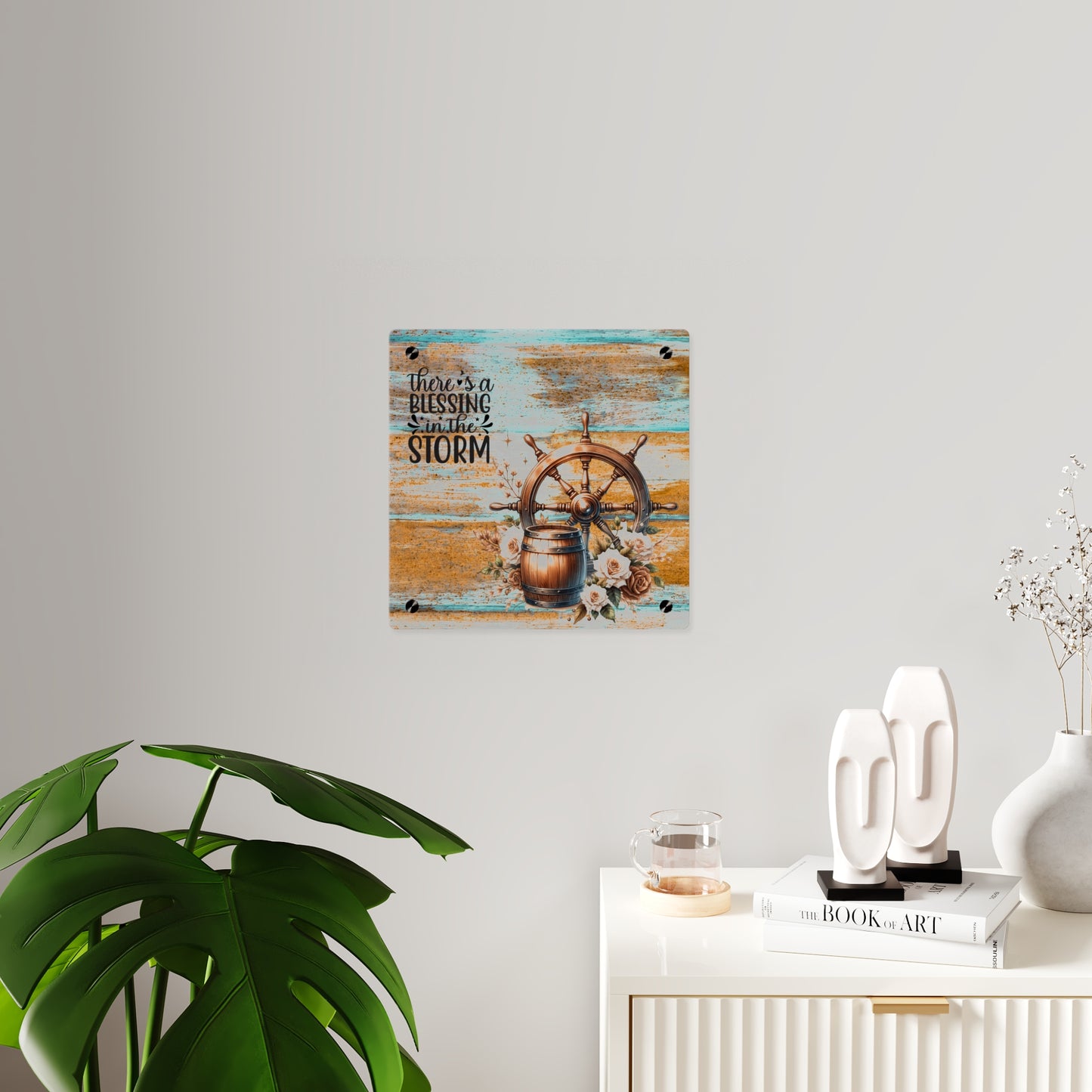 Nautical Blessings Acrylic Wall Art Panel - Inspiring Home Decor