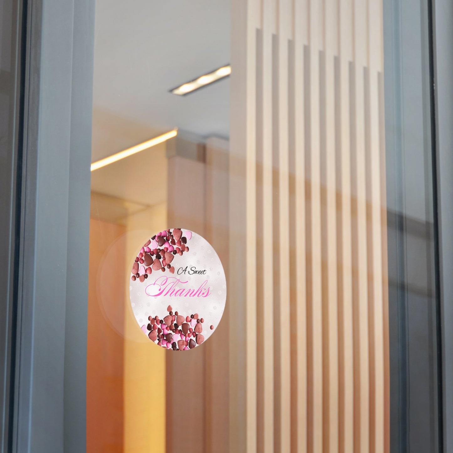 Sweet Heart Round Vinyl Stickers - Perfect For Personalized Wedding Favors, Cute Thank You Stickers, Heart Theme Party Labels, Custom Stickers for [...]