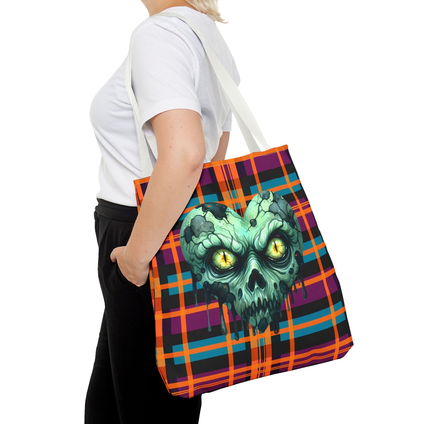 Fashionable Halloween Theme Tote Bag - Stylish Everyday Festive Halloween Lovers Gift