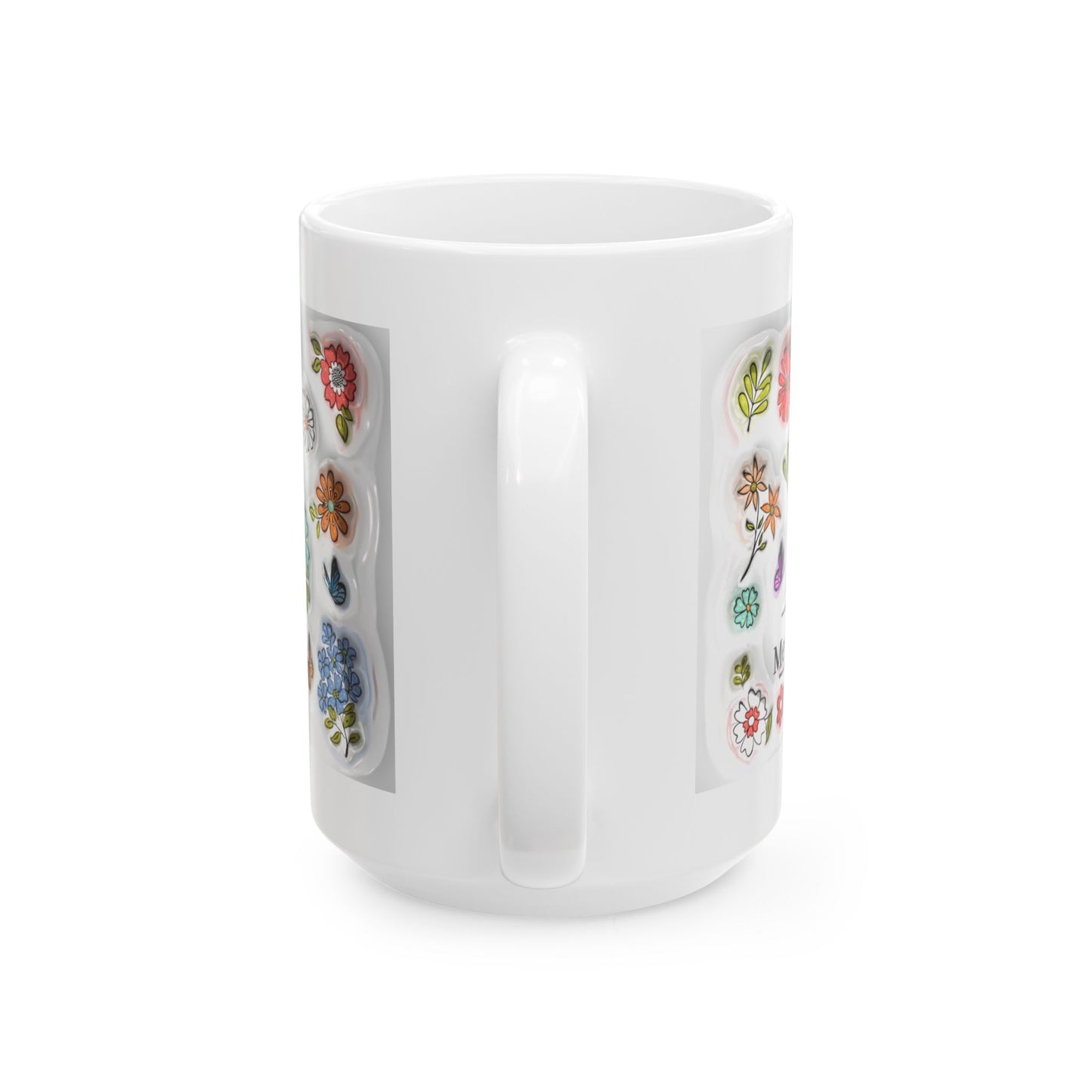 Floral Ceramic Mug for Mom - 11oz & 15oz