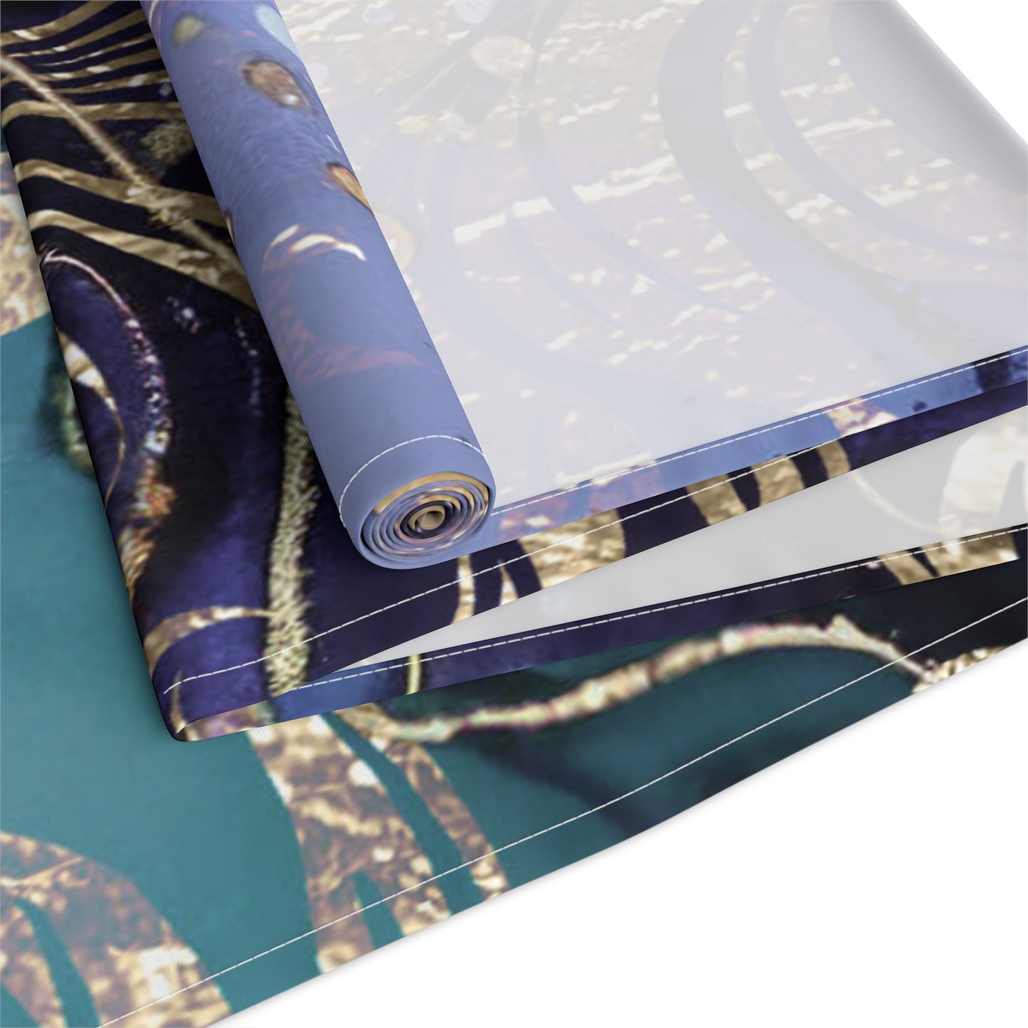 Elegant Floral Table Runner, Boho Dining Decor, Wedding Reception Tablecloth, Rustic Home Decor, Party Table Decoration