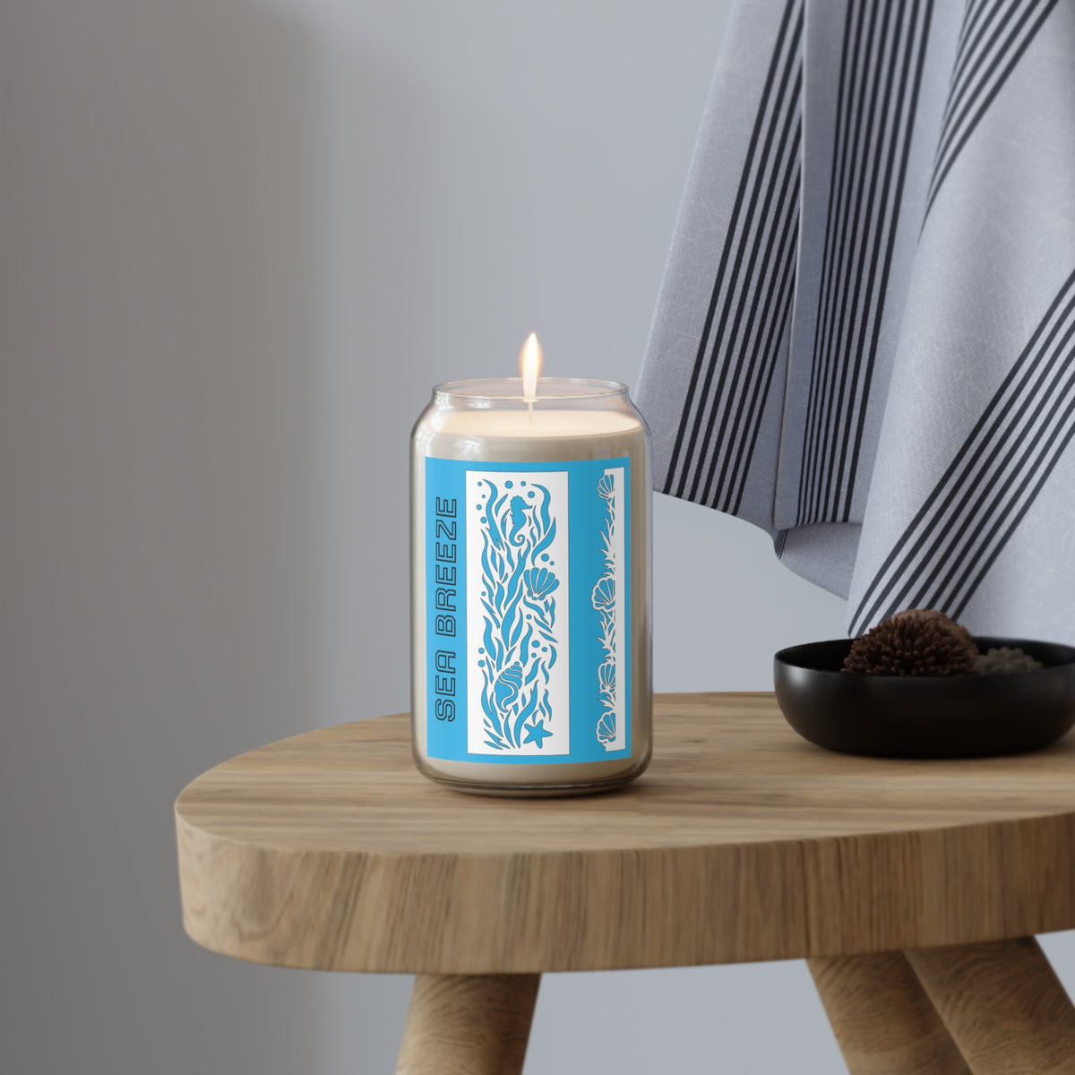 Scented Soy Candles (3) Scents; 13.75oz  - Comfort Spice Autumn Forest, Sea Breeze, Vanilla Bean