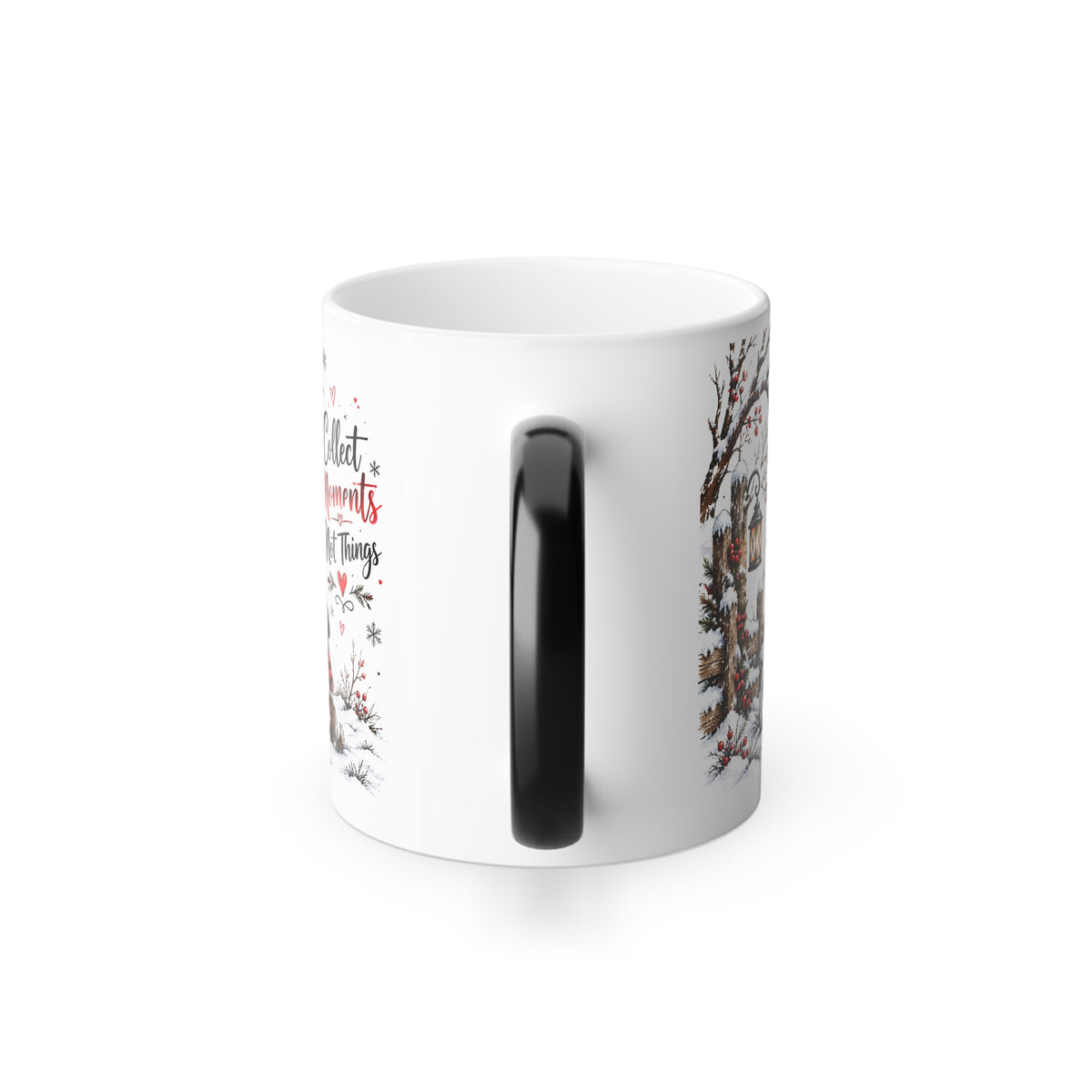 Collect Moments Not Things Winter Woodland Color-Changing Mug