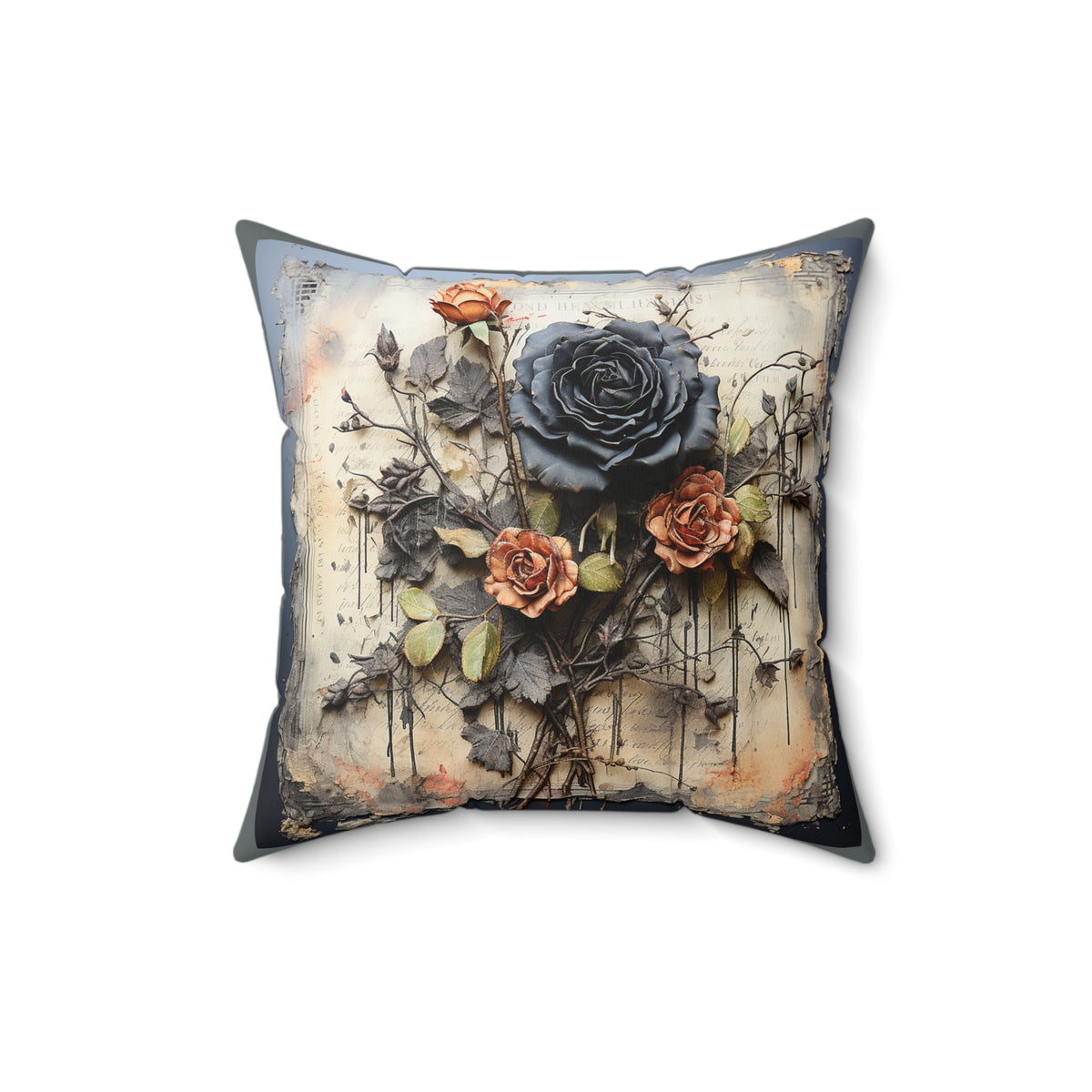 Chic Floral Throw Pillow, Decorative Couch Cushion, Boho Home Decor, Gift for Her, Cozy Living Room Accent