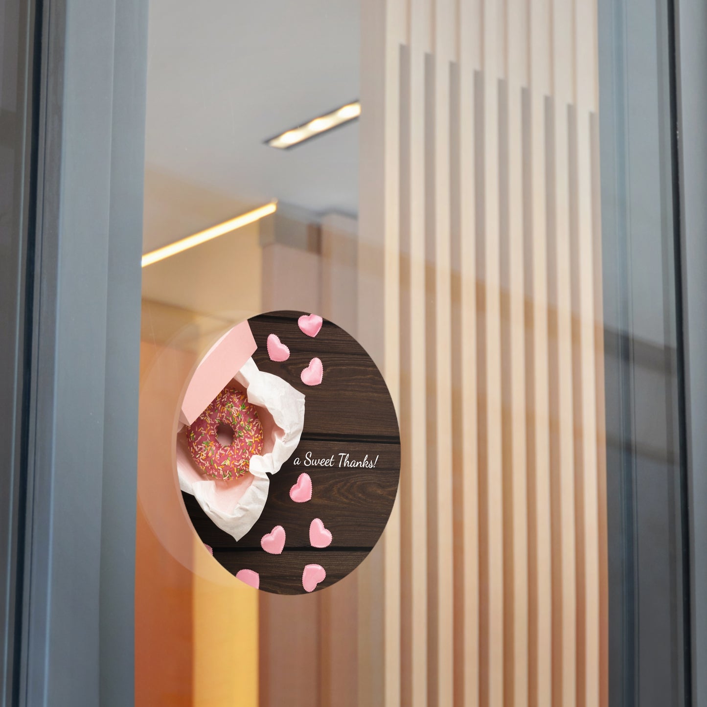 Thank You Round Vinyl Stickers, Sweet Thanks Stickers, Wedding Favor Stickers, Love & Gratitude Labels, Heart Celebration Decals