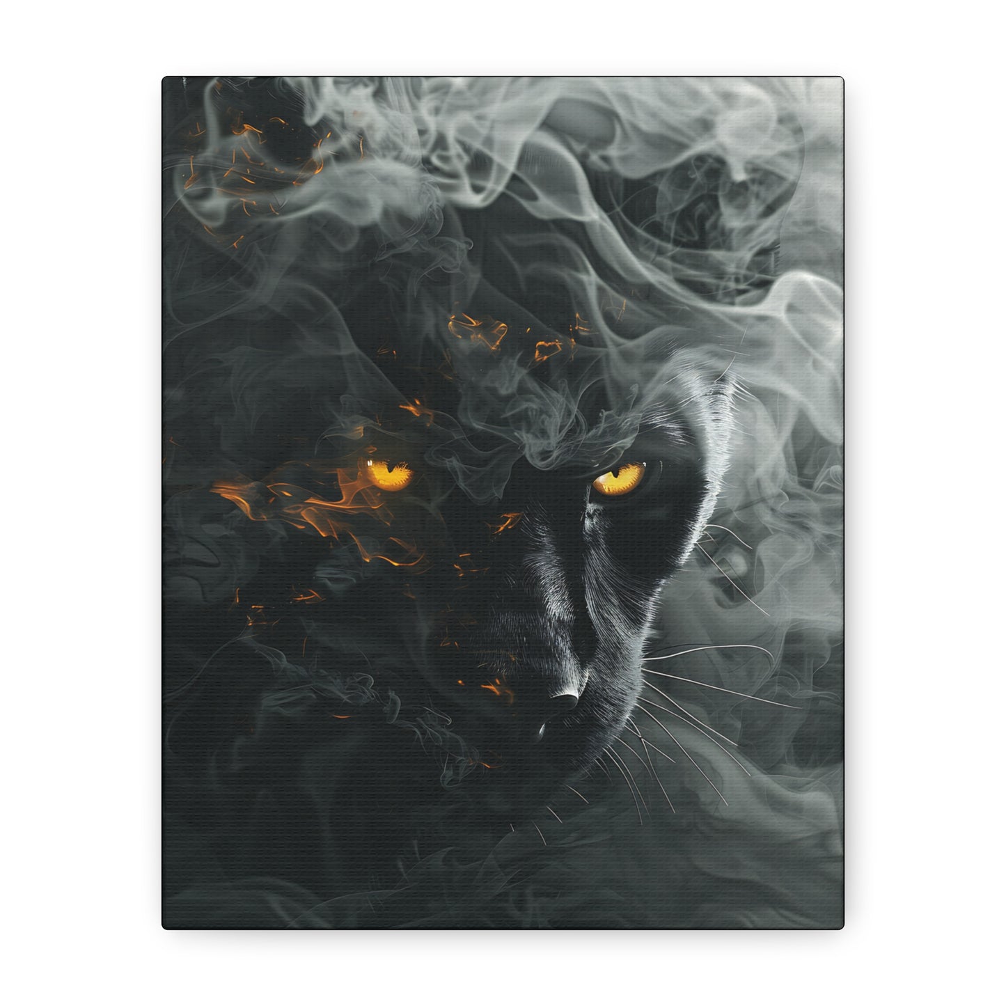 Mystical Panther Canvas Wall Art - 1.25" Stretched Wall Decor