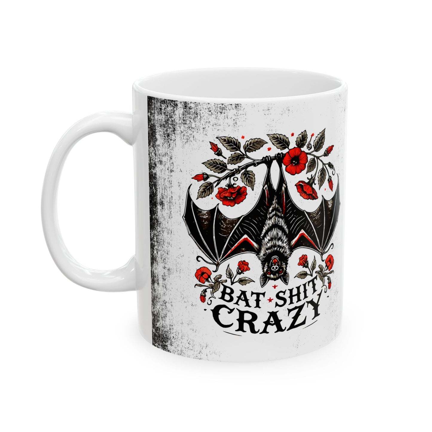 Ceramic Mug - "Baby, I'm Bat Crazy" - Gothic Coffee Mug (11oz, 15oz)