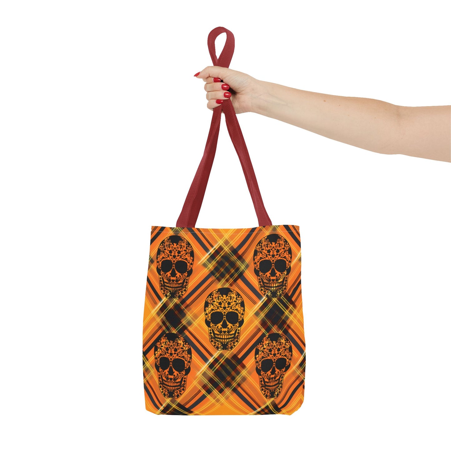 Fashionable Halloween Theme Tote Bag (AOP), Stylish and Festive for Everyday, Perfect for Halloween Lovers, For Anyone