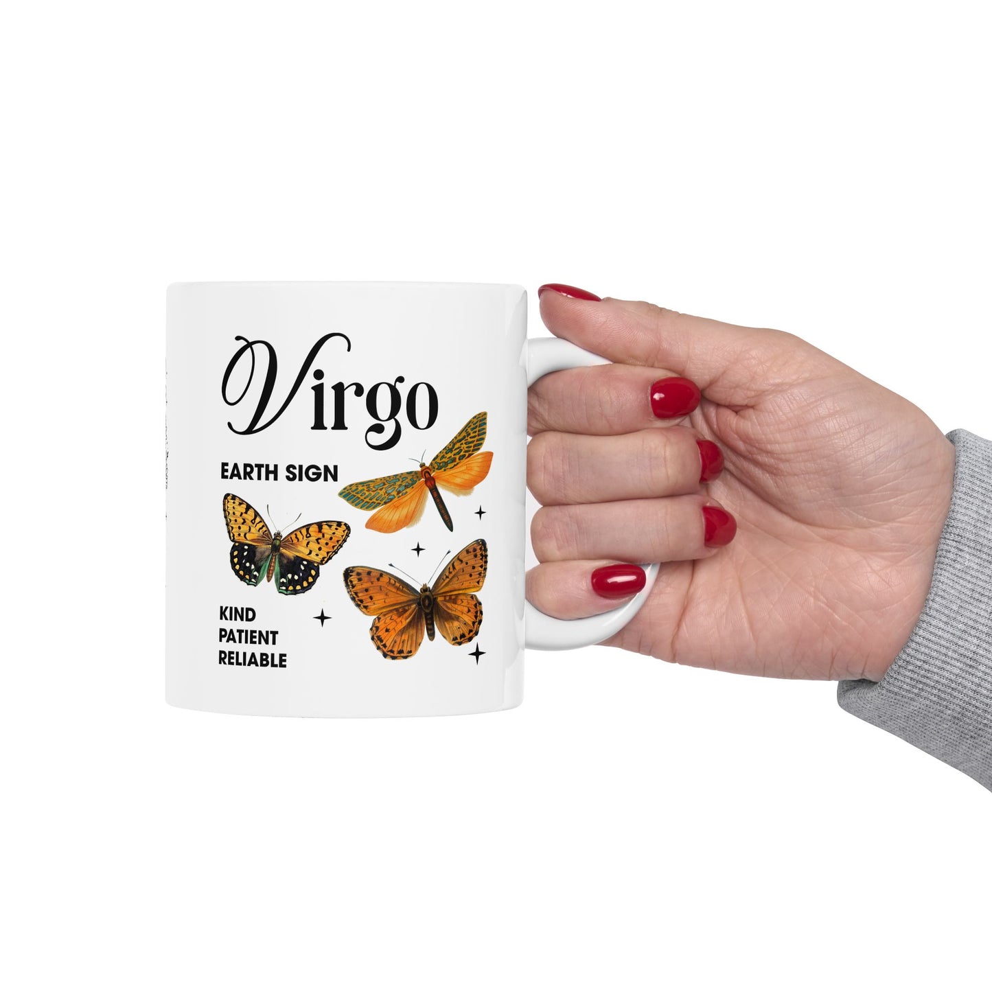 Personalized Virgo Zodiac Ceramic Mug - 11oz & 15oz