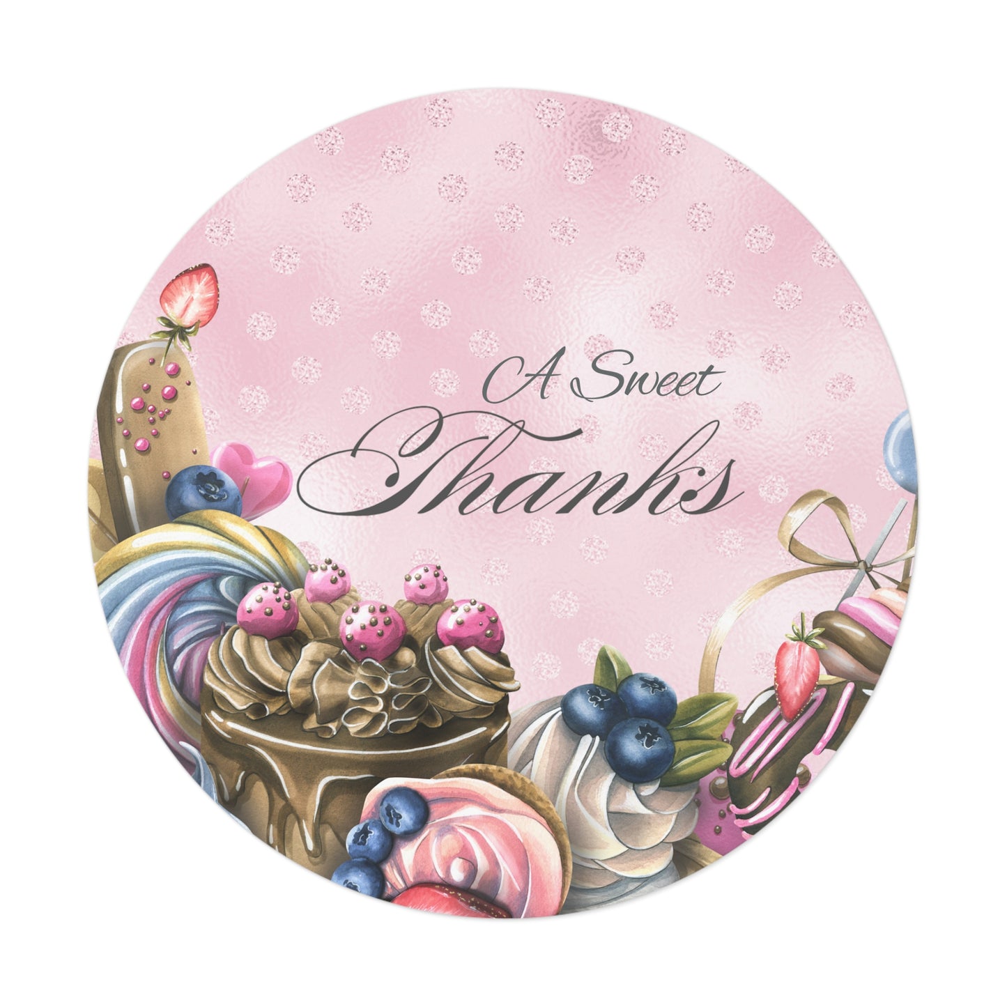 Wedding Vinyl Stickers, Wedding Favors, Event Decor, Custom Party Stickers, Sweet Thanks Stickers, Bridal Shower