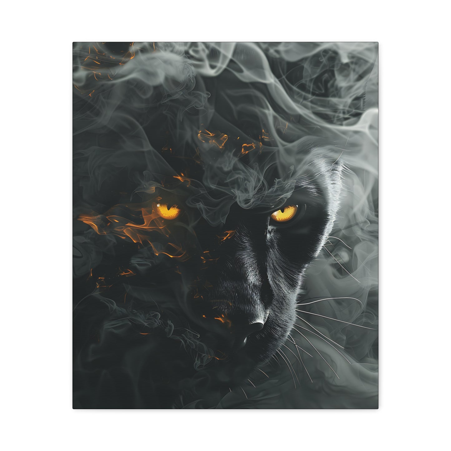 Mystical Panther Canvas Wall Art - 1.25" Stretched Wall Decor
