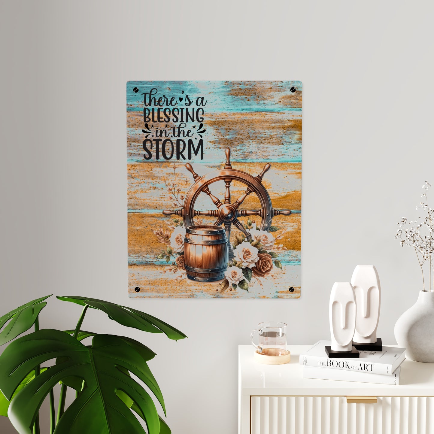 Nautical Blessings Acrylic Wall Art Panel - Inspiring Home Decor