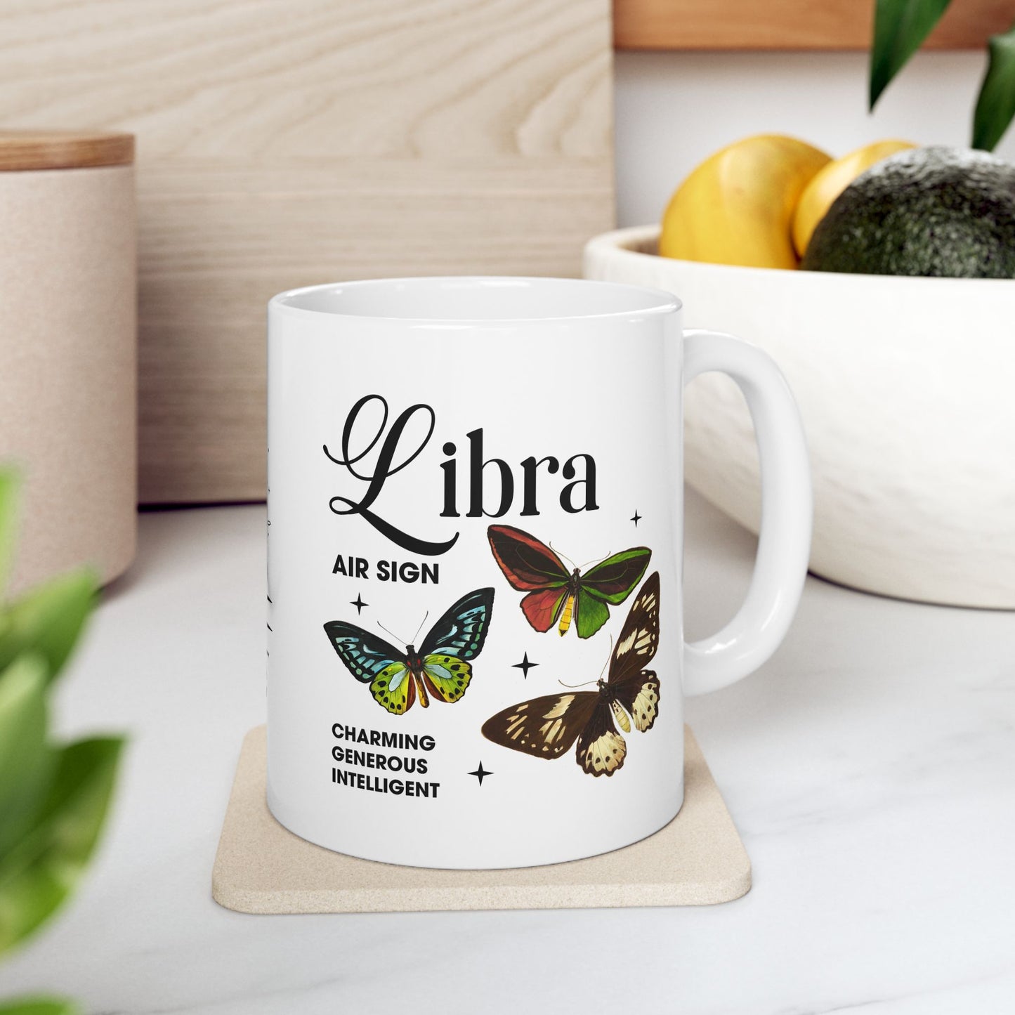 Libra Zodiac Ceramic Mug | 11oz & 15oz | Astrology Gifts for Libra Lovers