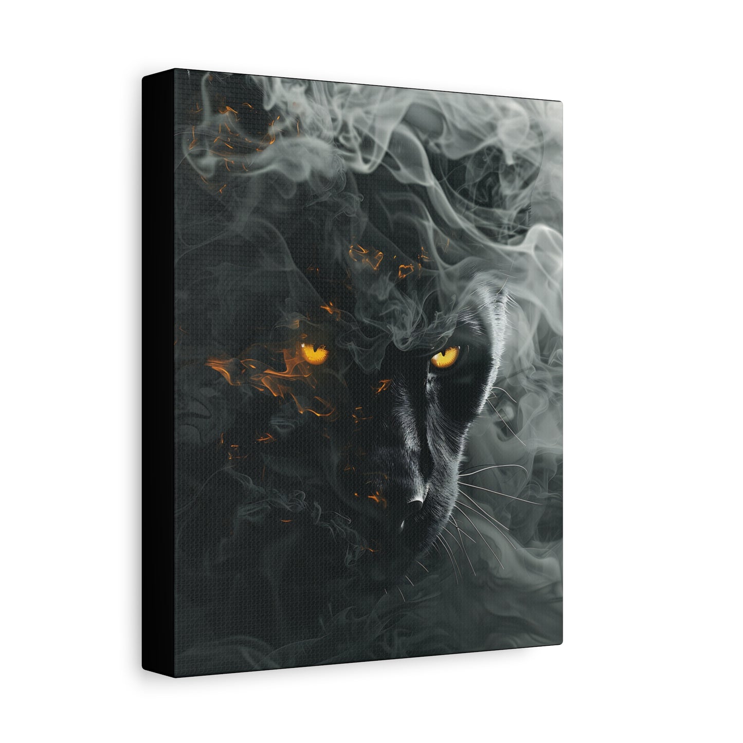 Mystical Panther Canvas Wall Art - 1.25" Stretched Wall Decor