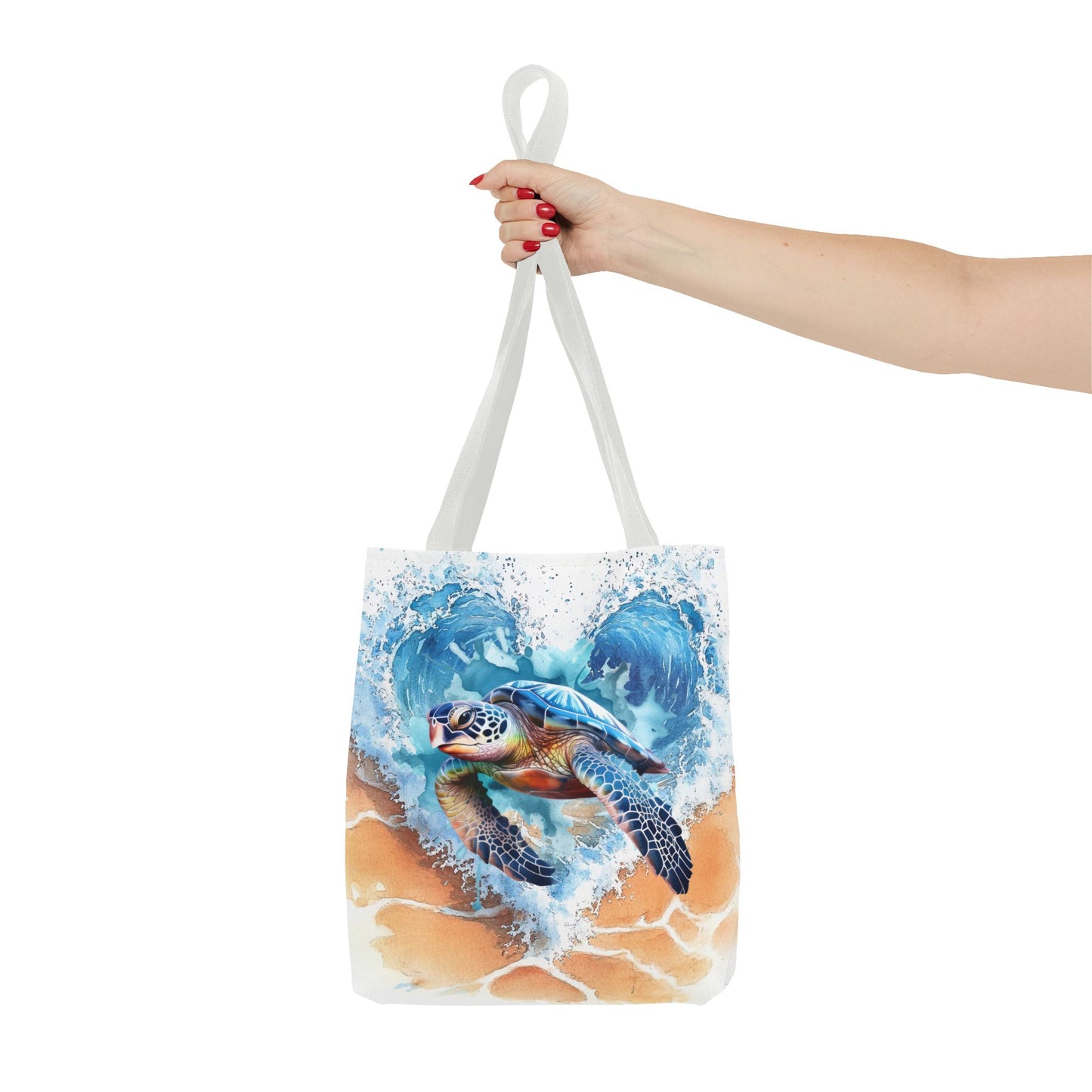 Ocean Turtle Tote Bag - Eco-Friendly, Beach Vibes, Summer Gift, Sea Life Accessory, Environmental Awareness