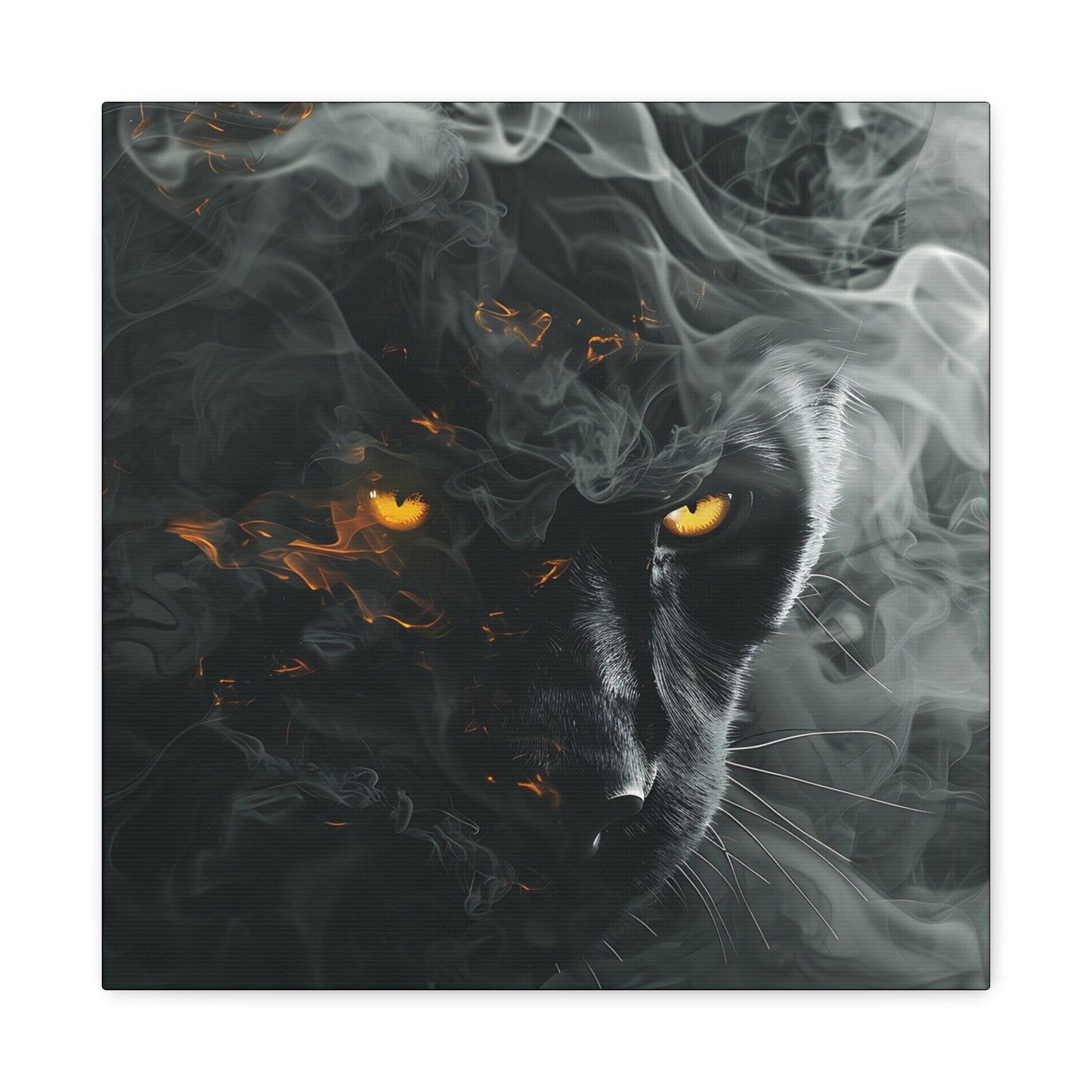 Mystical Panther Canvas Wall Art - 1.25" Stretched Wall Decor