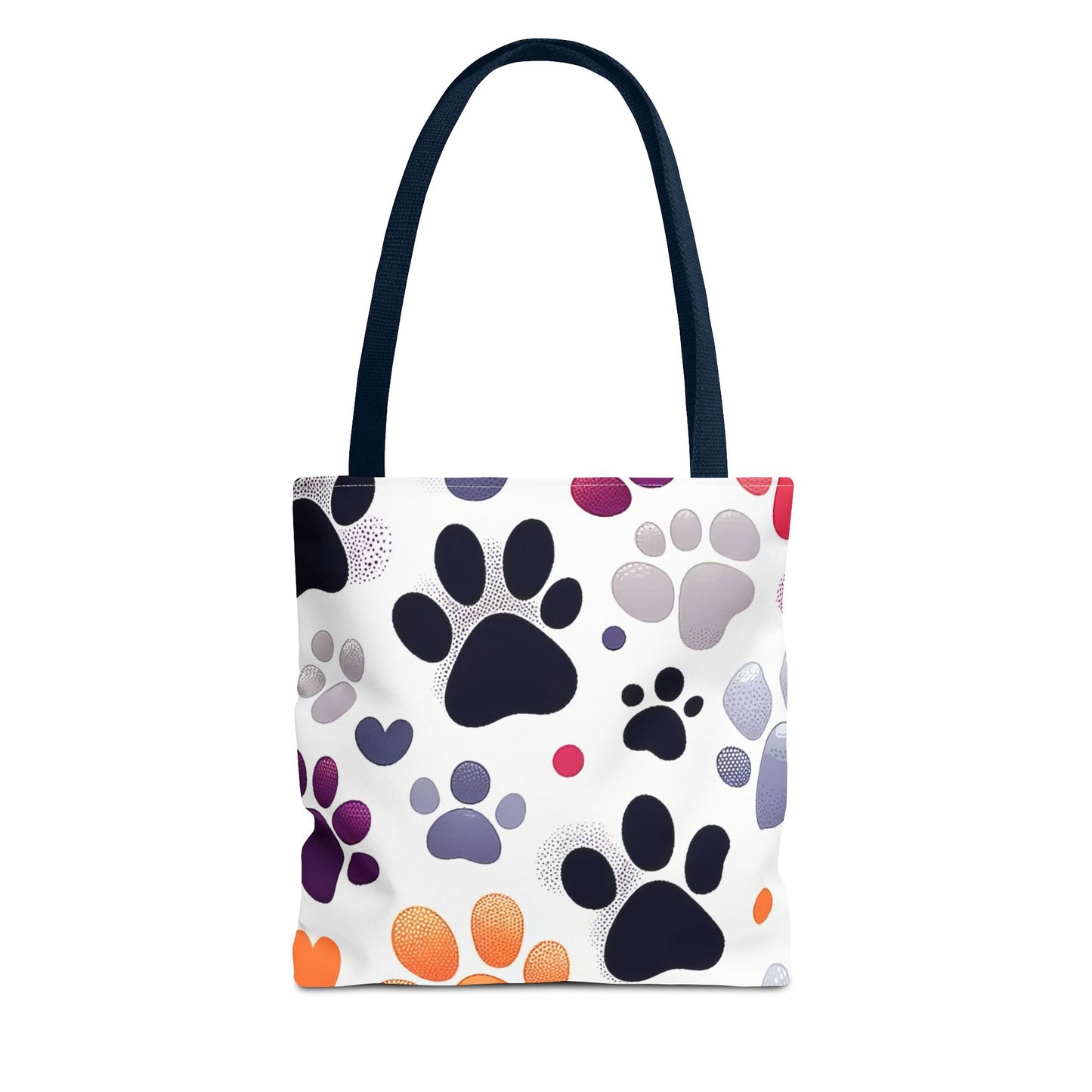 Paw Print FashionableTote Bag (AOP), Stylish, Animal Lovers, Pet Lovers, Great Gift Idea for Birthdays, Holidays or Any Occasion for Anyone