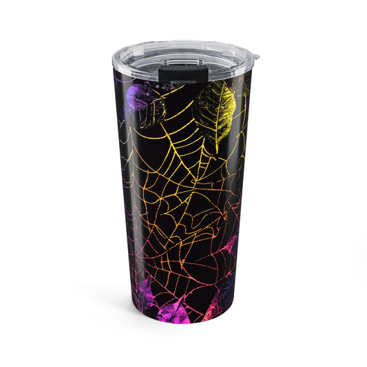 Halloween Spiderweb Tumbler 20oz - Spooky Fall Gift