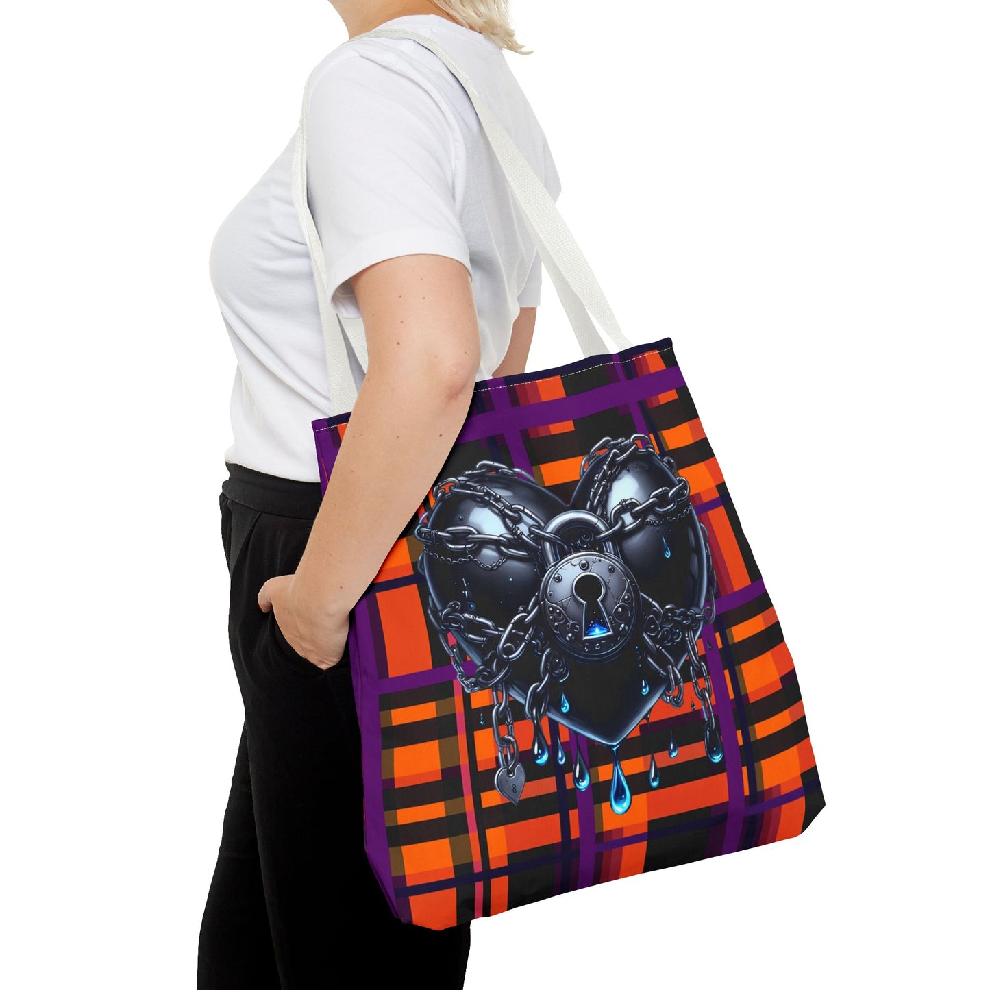 Fashionable Halloween Theme Tote Bag (AOP), Stylish for Everyday or Occasion, Perfect for Halloween Lovers, Great Gift Idea for Anyone