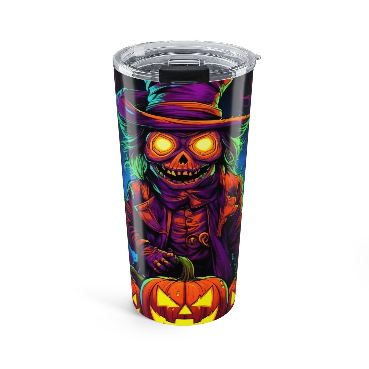 Vibrant Skull Halloween Tumbler 20oz - Fall Party Gift