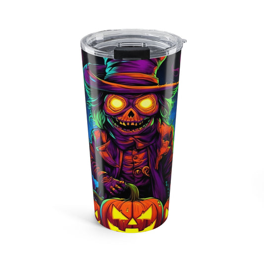 Vibrant Skull Halloween Tumbler 20oz - Fall Party Gift