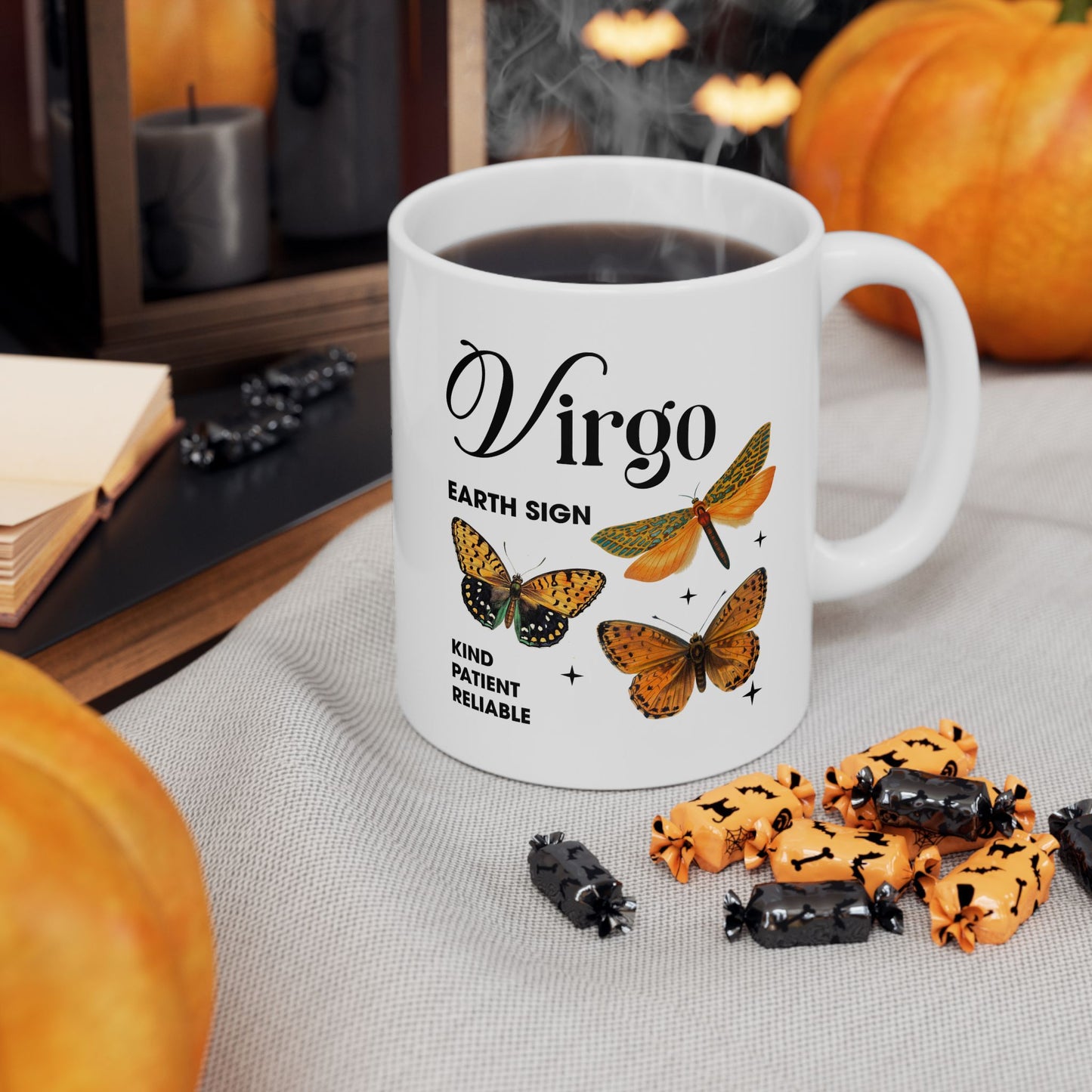 Personalized Virgo Zodiac Ceramic Mug - 11oz & 15oz