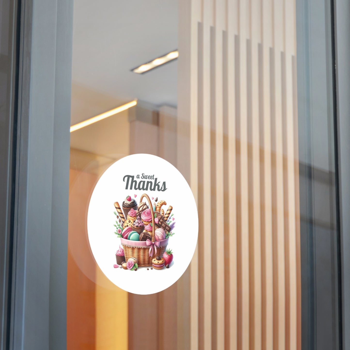 Custom Sweet Thanks Stickers for Events, Wedding Favors, Party Favors, Custom Labels, Gift Wrap