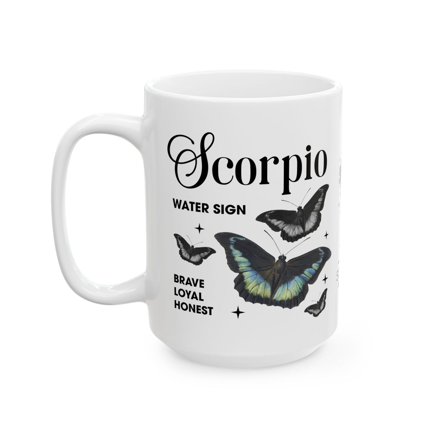 Scorpio Zodiac Ceramic Mug - Astrology Gift for Horoscope Lovers