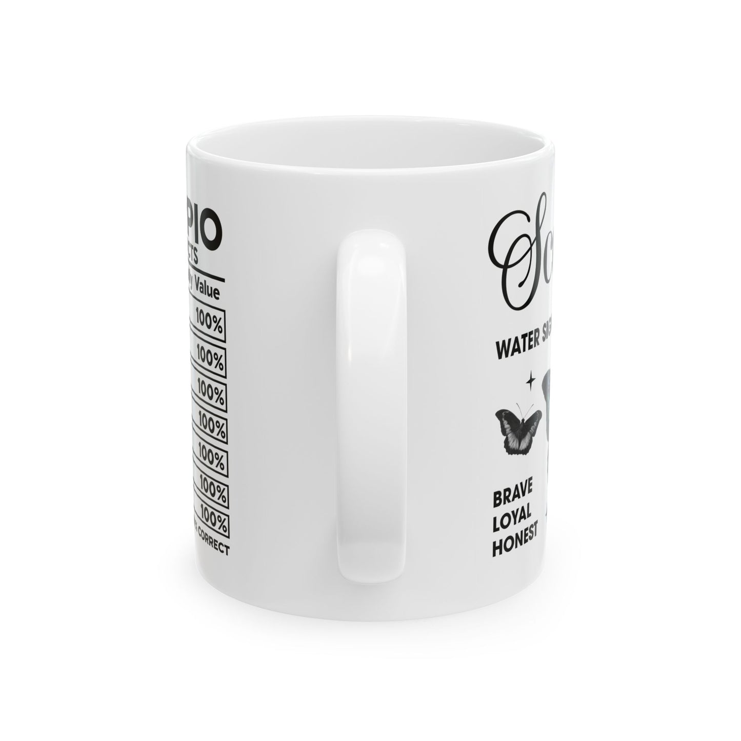 Scorpio Zodiac Ceramic Mug - Astrology Gift for Horoscope Lovers