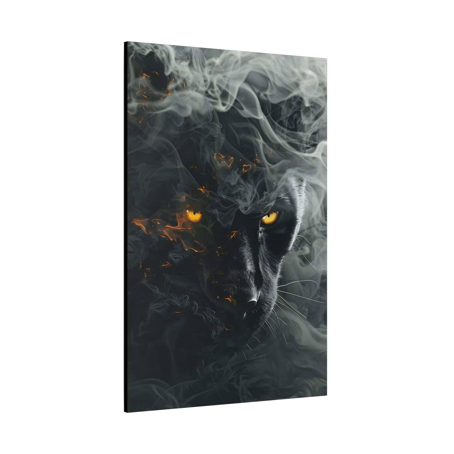 Mystical Panther Canvas Wall Art - 1.25" Stretched Wall Decor