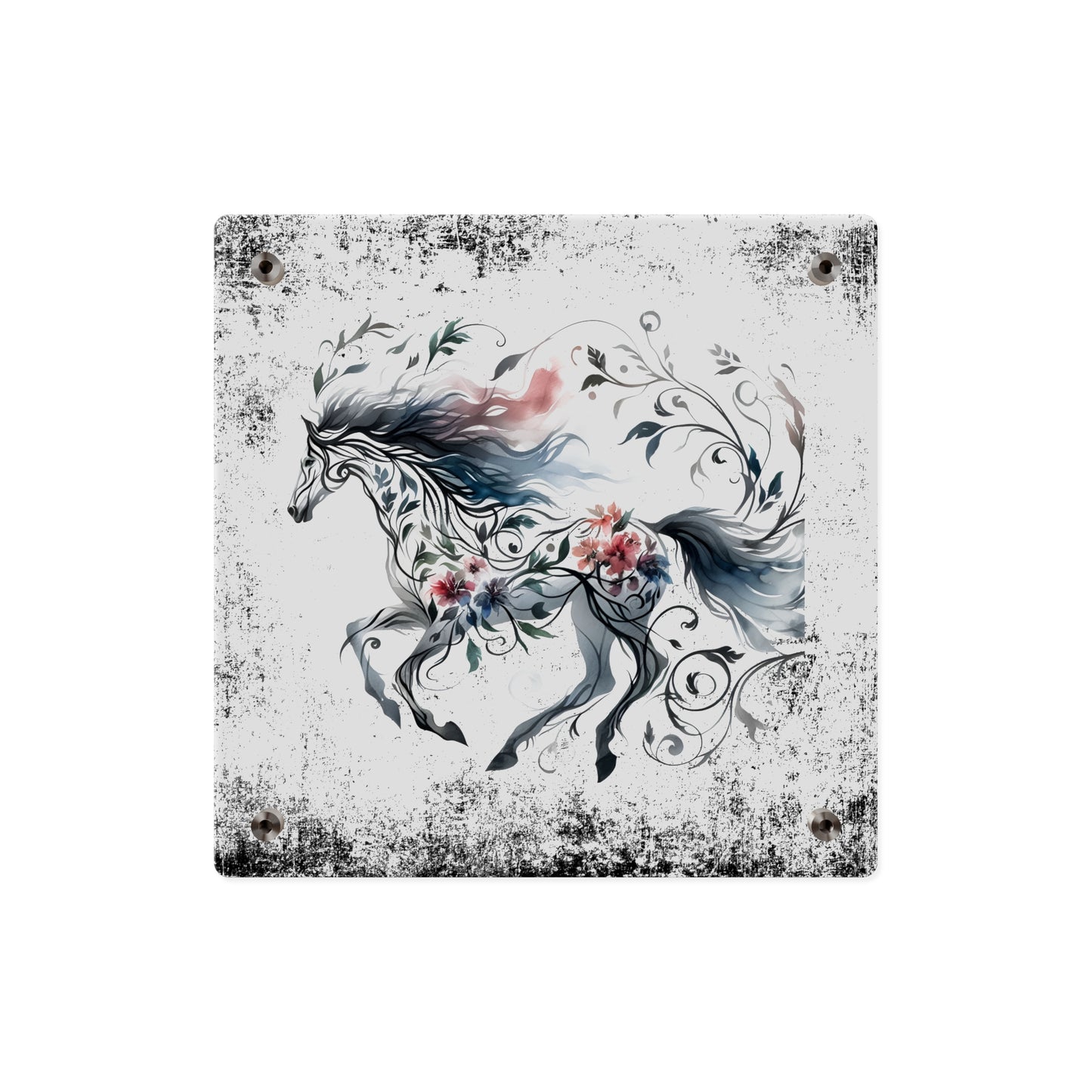 Celestial Horse Acrylic Wall Art Panel - Ethereal Home Decor