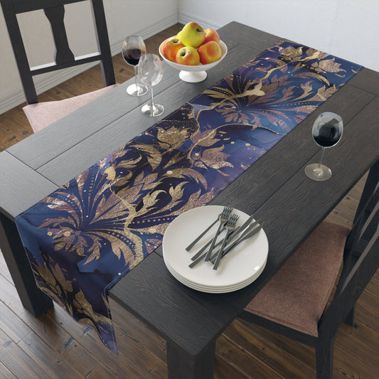 Elegant Floral Table Runner for Events, Dining, Parties, Home Decor, Weddings, Holiday Gatherings